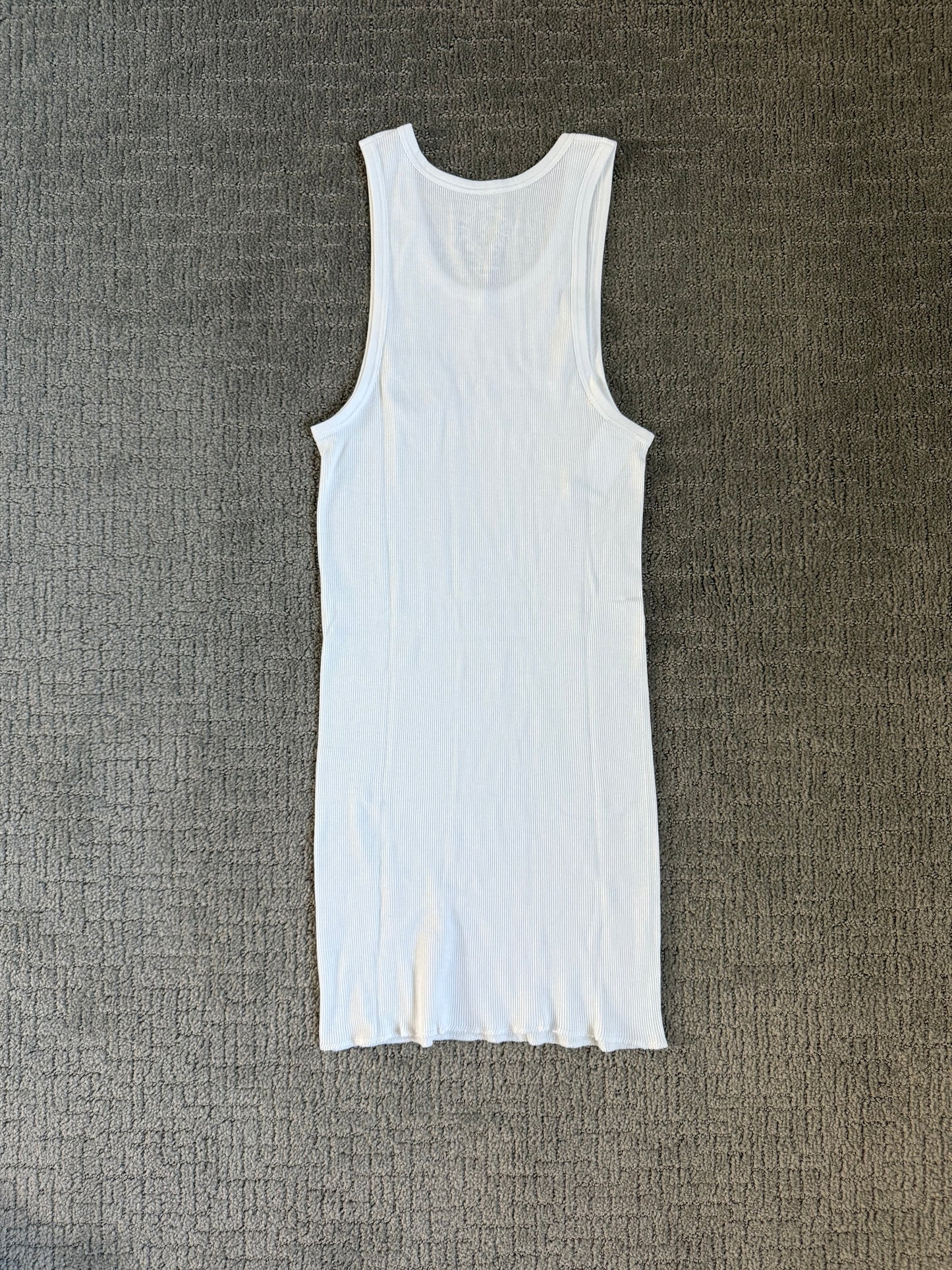 Chrome Hearts Crystal Plus Cross Tank Top Wht/Blu