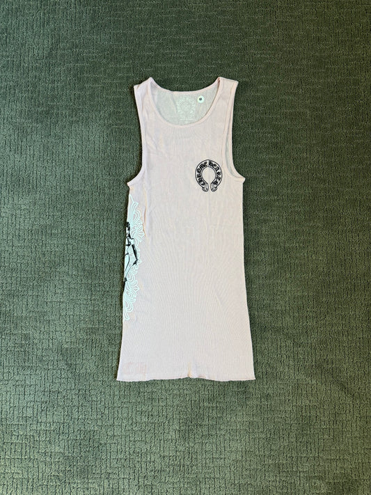 Chrome Hearts Deadly Doll Tank Top Pink