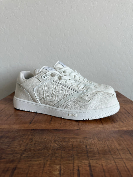 Dior B27 Leather Oblique Low White