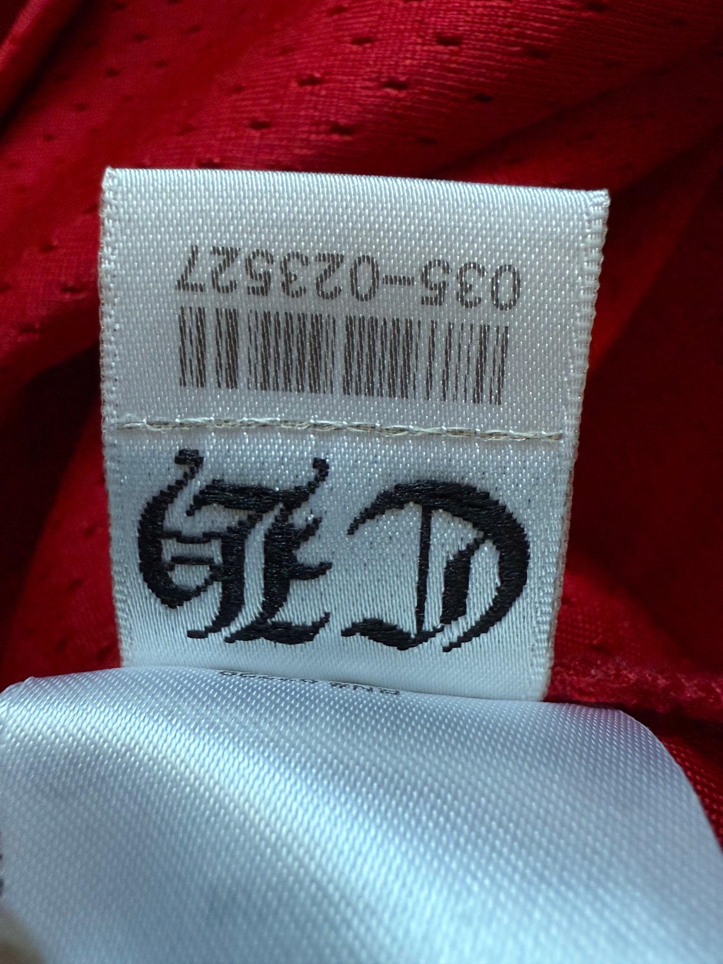 Chrome Hearts Matty Boy Stadium Mesh Jersey LS Red