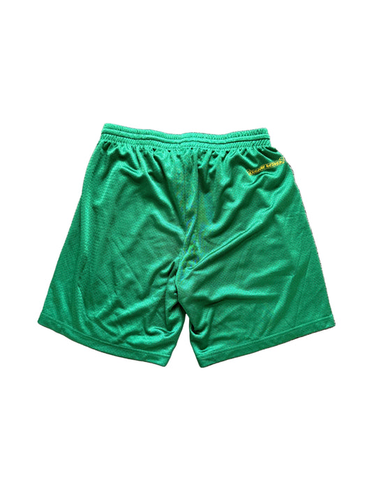 Chrome Hearts Stadium Mesh Jersey Shorts Green Yellow