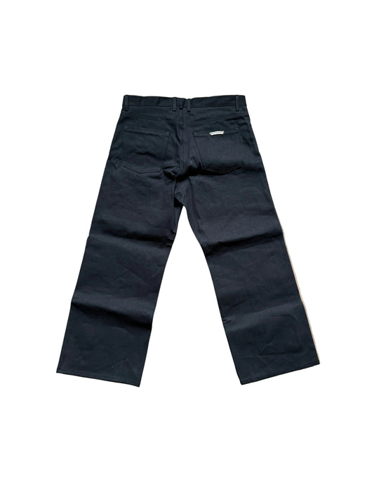 Chrome Hearts KS Cut Baggy Denim Jeans Black