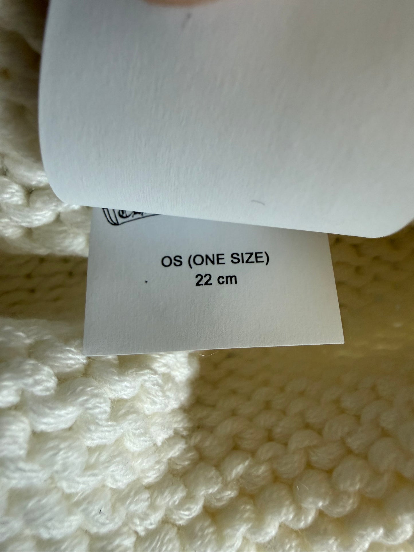 Chrome Hearts Crystal Cross Cashmere Beanie Cream