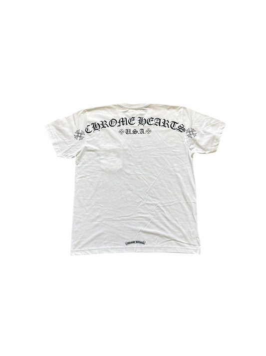 Chrome Hearts USA Script Logo Short Sleeve T-Shirt