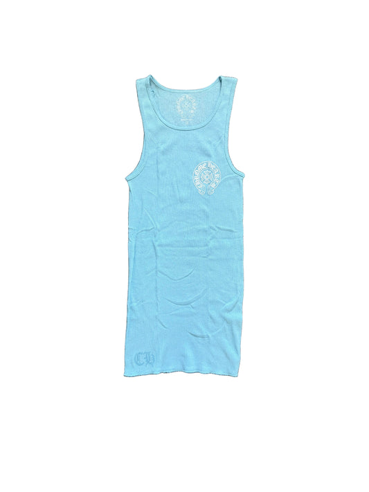 Chrome Hearts Horseshoe Tank Top Light Blue