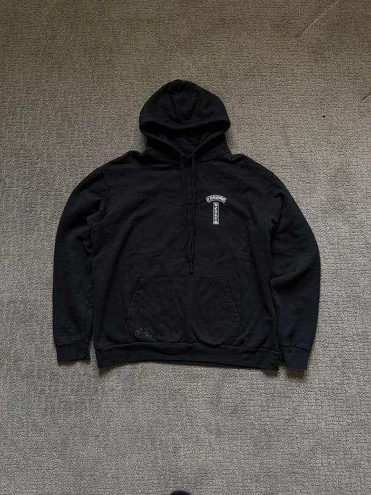 Chrome Hearts T Bar Logo Pullover Hoodie Black