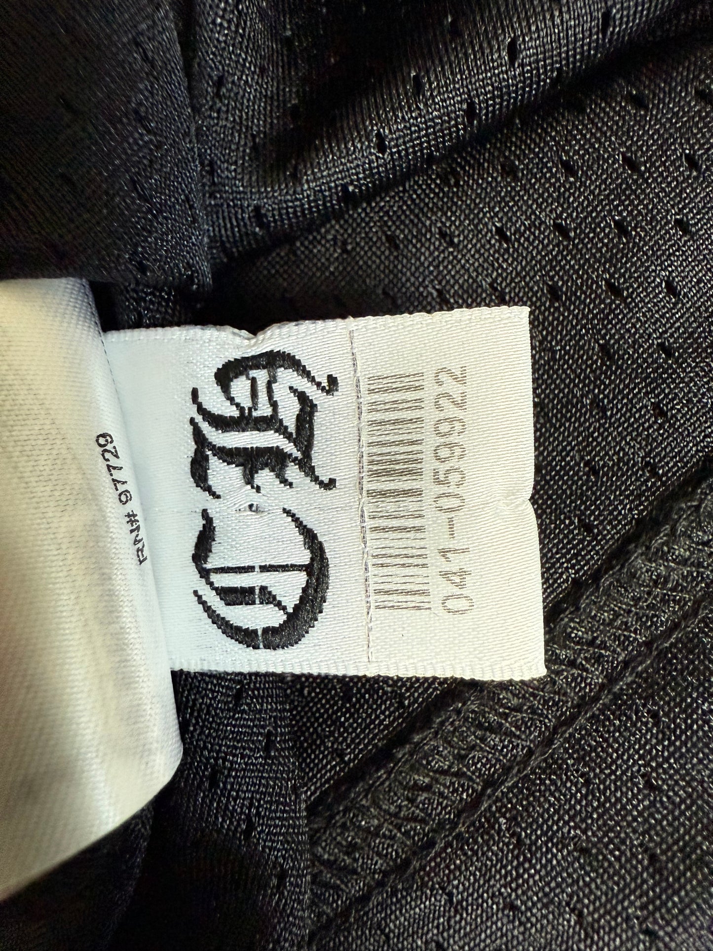 Chrome Hearts Stadium Mesh Jersey SS Black Silver