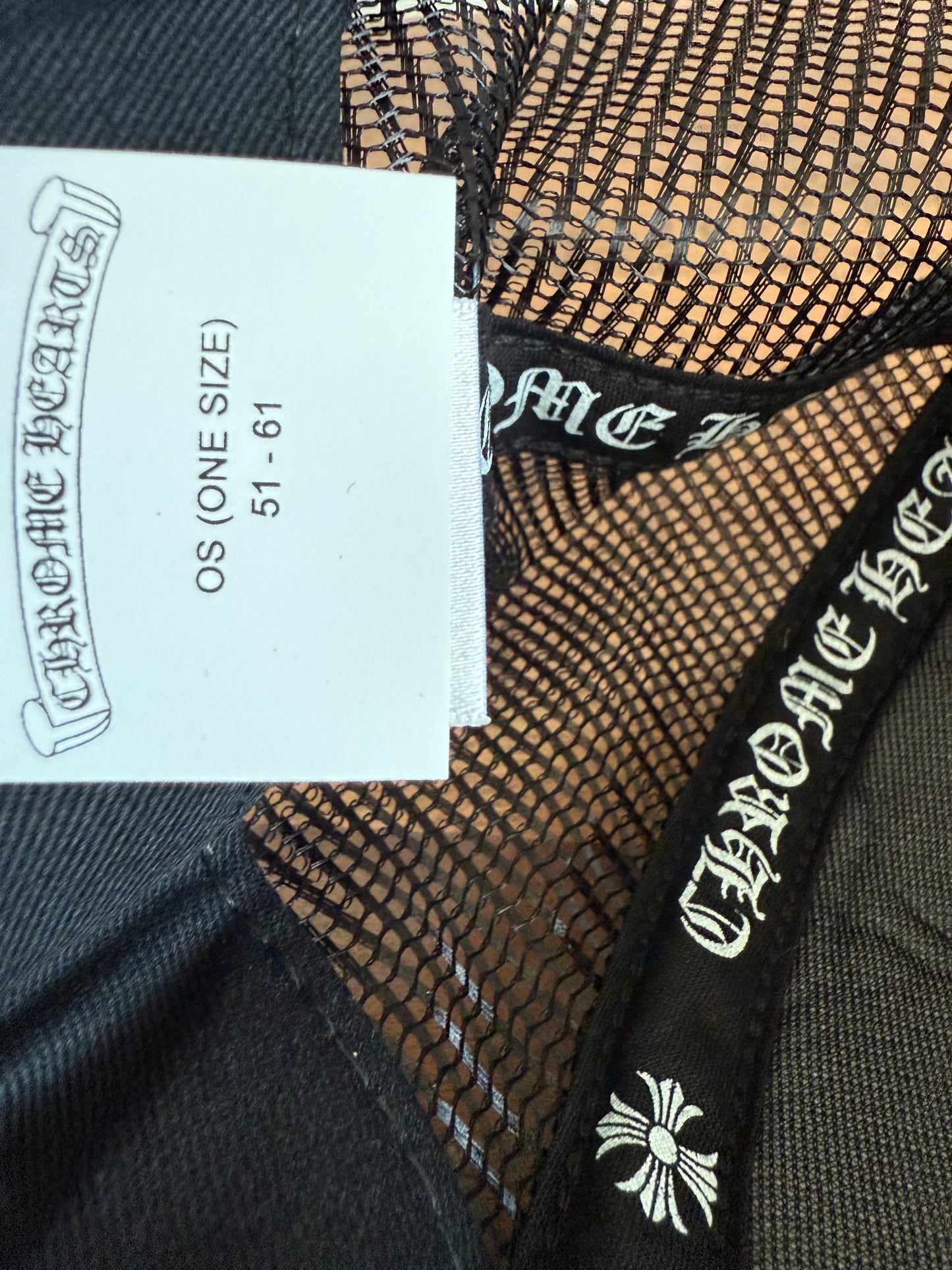Chrome Hearts Fuck Trucker Hat Black