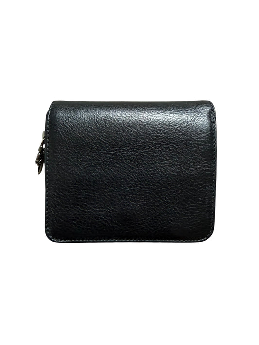 Chrome Hearts Leather Wallet Zip Pouch