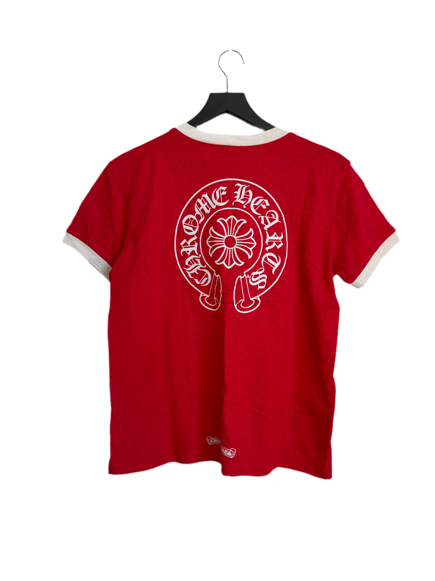 Chrome Hearts Roller Skates Horseshoe SS T-Shirt Red