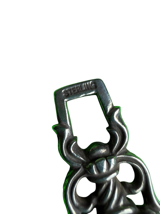 Chrome Hearts Vine Heart Dagger Zipper Pendant