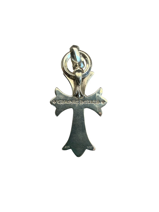 Chrome Hearts Heart Cross Silver Pendant