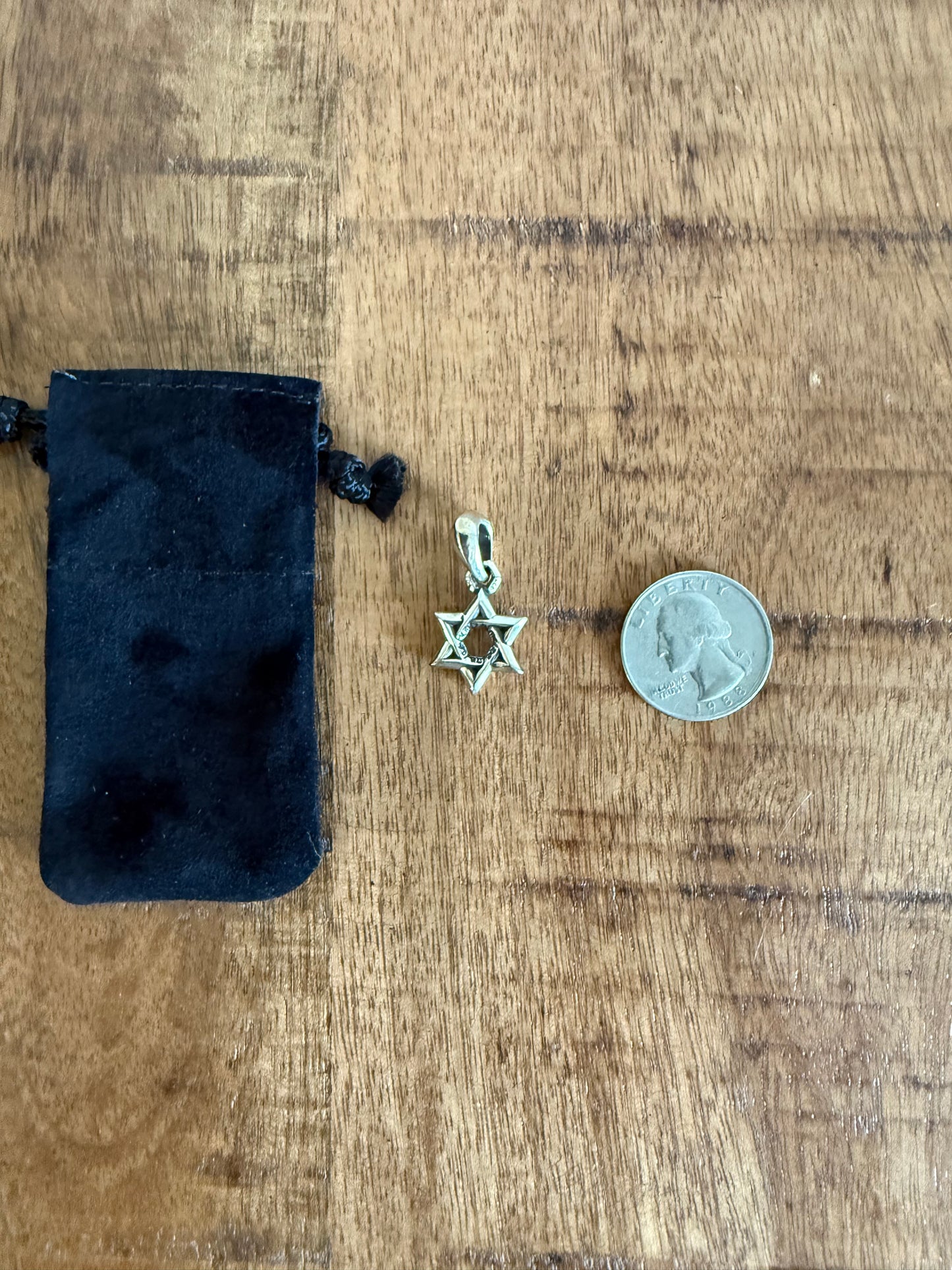 Chrome Hearts Star of David .925 Silver Charm