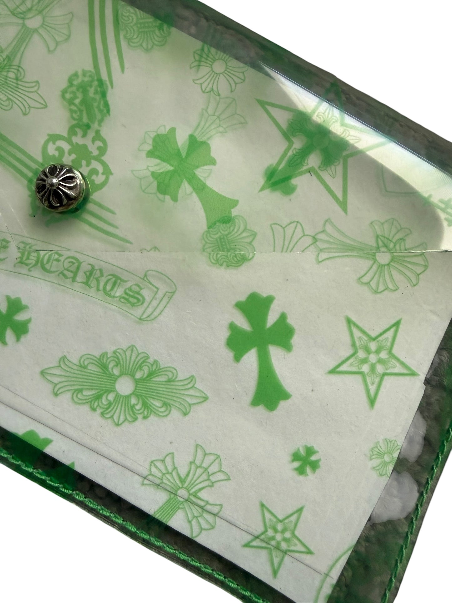 Chrome Hearts Logo Transparent Pouch