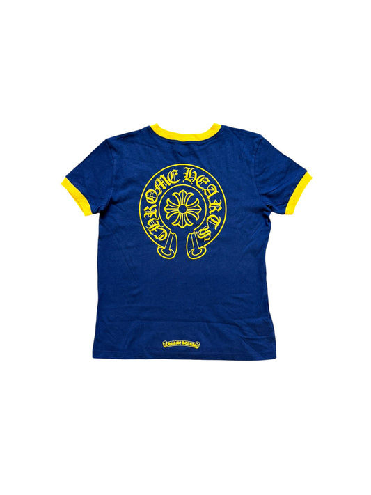 Chrome Hearts Roller Skates Horseshoe Short Sleeve