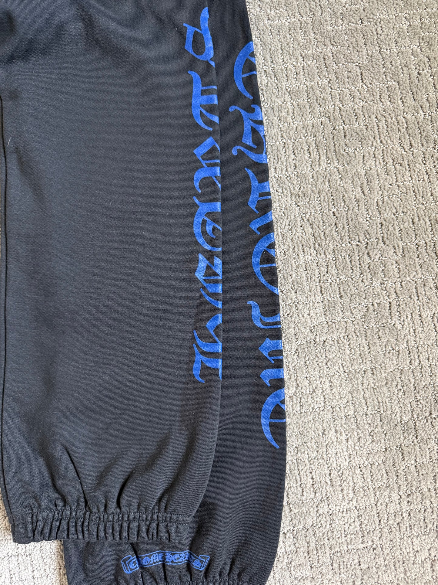 Chrome Hearts Horseshoe Sweatpants Black/Blue