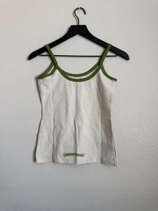 Chrome Hearts Roller Skates Horseshoe Tank Top Beige