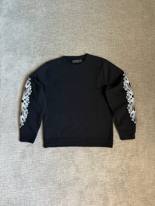 Chrome Hearts Cashmere Floral Crewneck Sweater