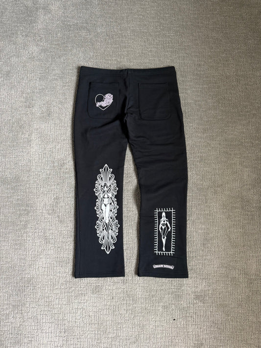 Chrome Hearts Jesse Jo Stark Deadly Doll Sweatpants Black