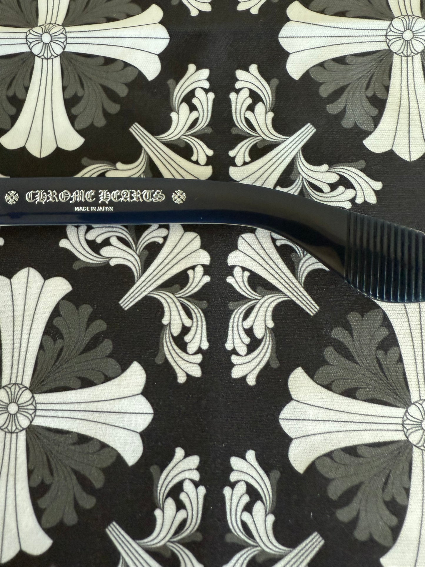 Chrome Hearts Pen 15 Glasses Clear Navy/Silver