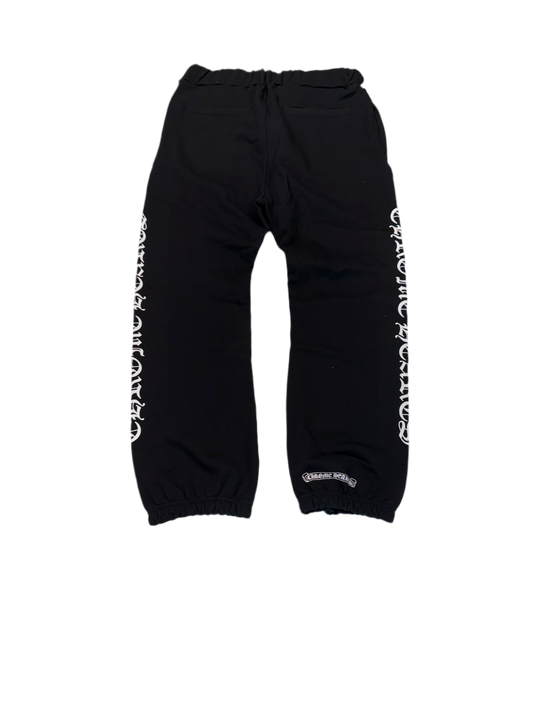 Chrome Hearts Scroll Sweatpants Black