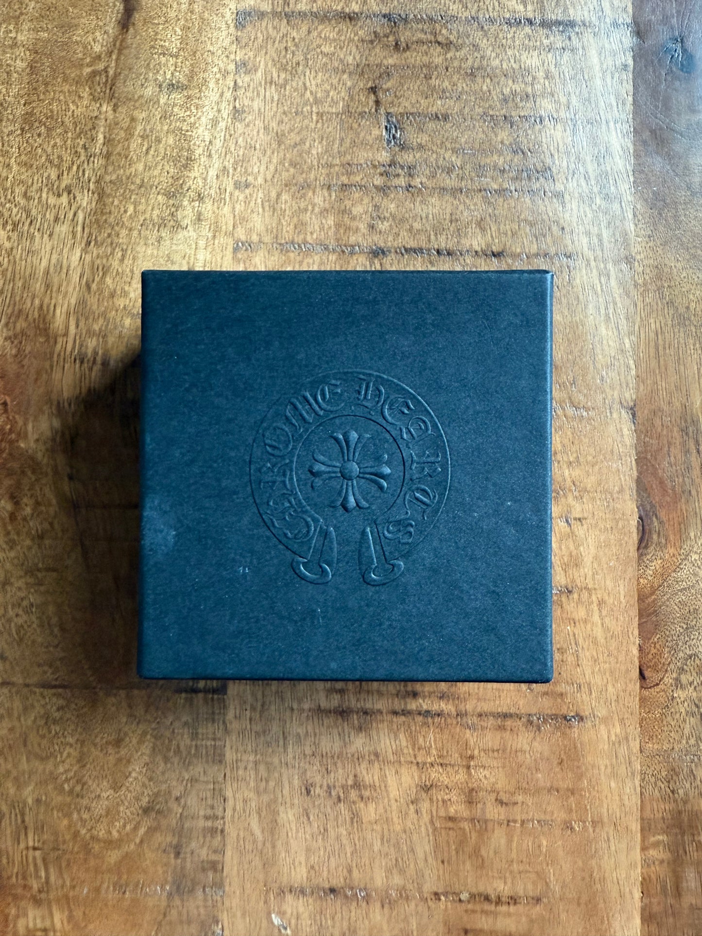 Chrome Hearts Dagger Embellished Leather Card Case Cardholder Black