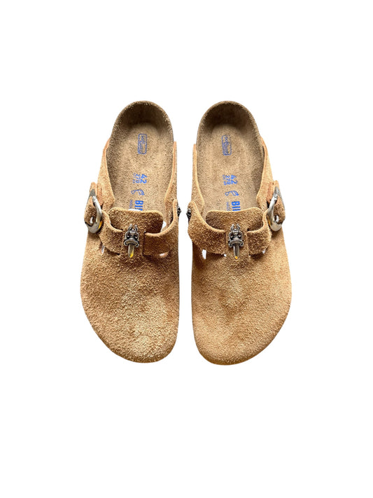 Chrome Hearts Birkenstock Boston with Dagger Embellishment