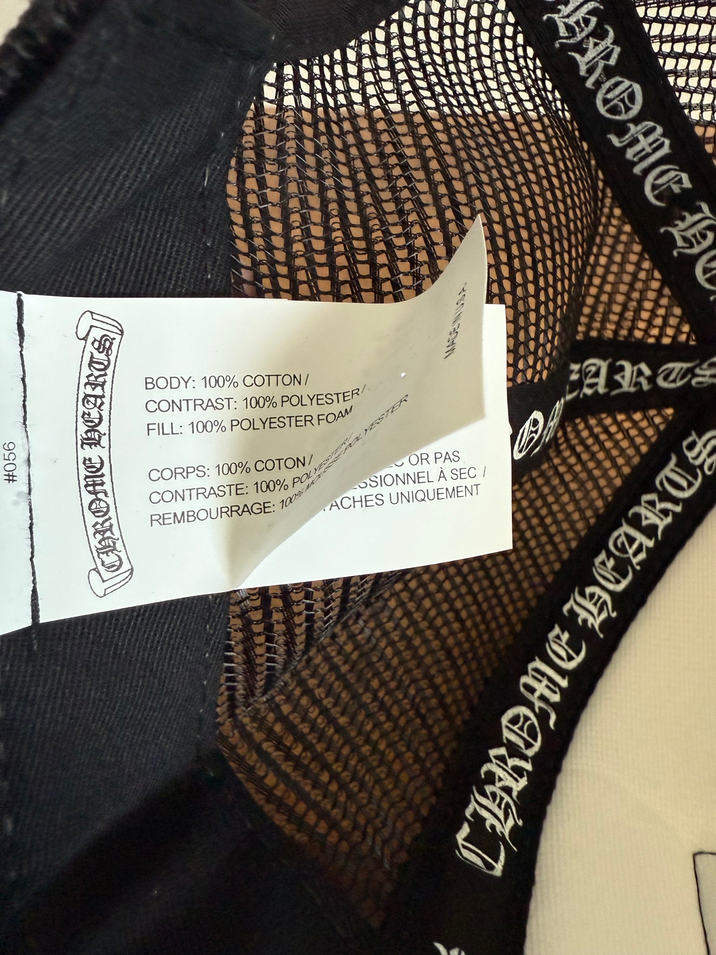 Chrome Hearts Fuck Trucker Hat White