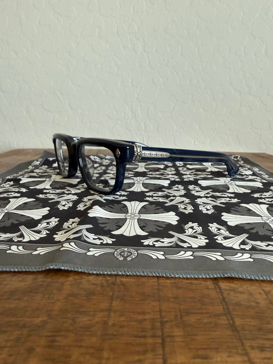 Chrome Hearts Pen 15 Glasses Clear Navy/Silver