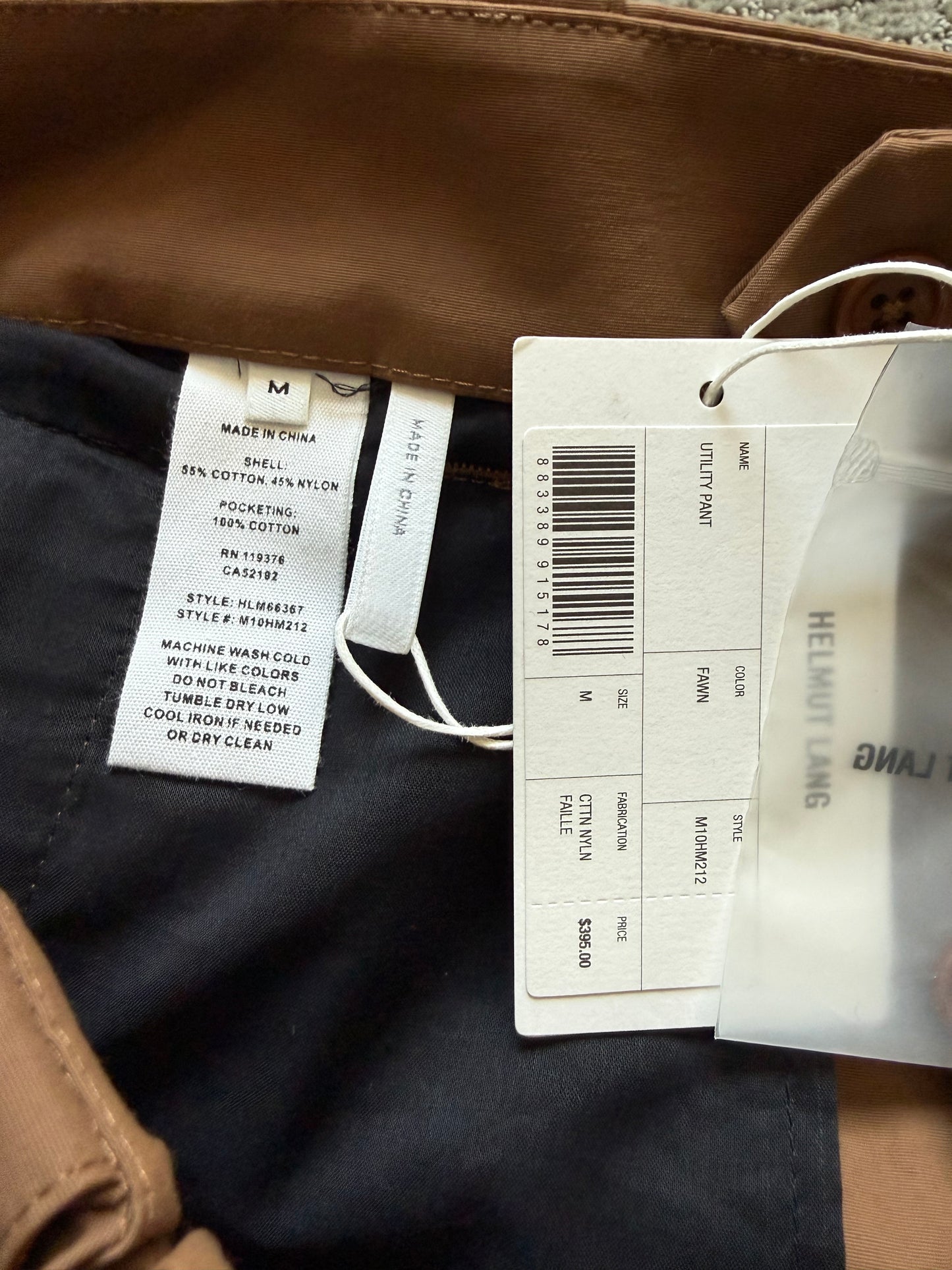 Helmut Lang Nylon Utility Cargo Pants