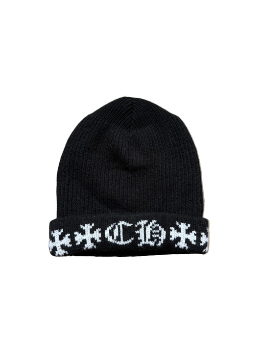 Chrome Hearts NYC Big Daddy Cashmere Beanie Black