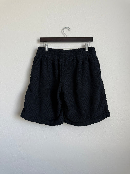 Chrome Hearts Towel Cross Monogram Shorts Black