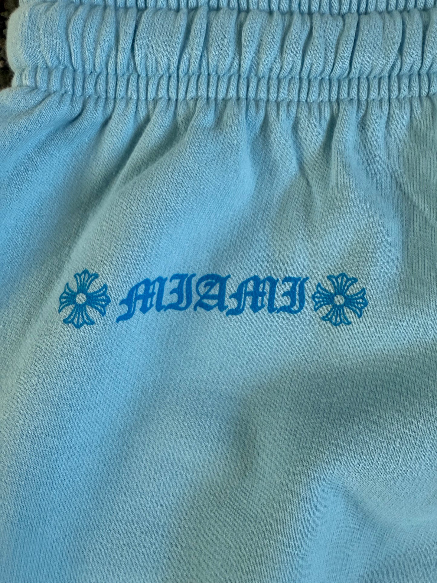 Chrome Hearts Vine Dagger Art Basel Sweatpants Blue