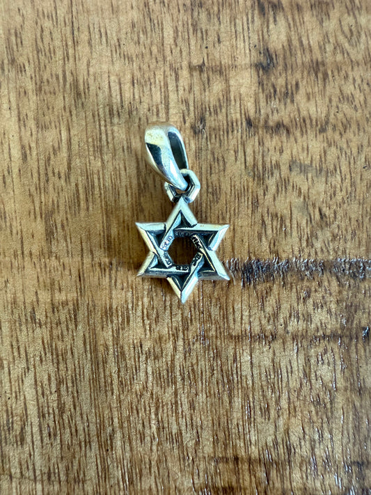 Chrome Hearts Star of David .925 Silver Charm