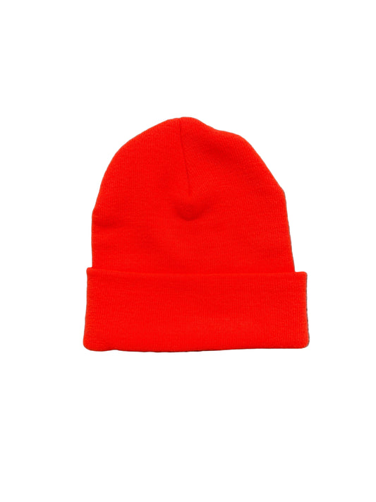 Chrome Hearts Plus Cross Logo Beanie Orange White