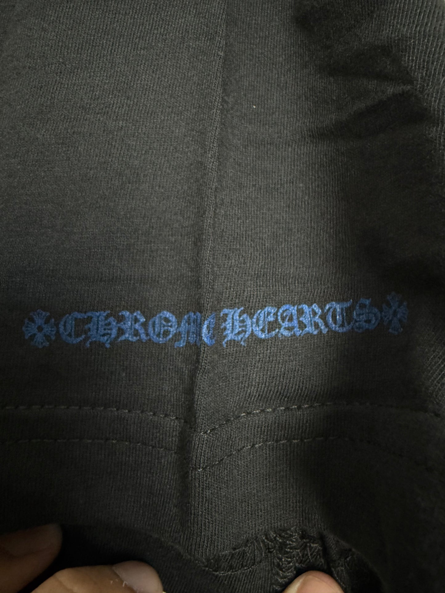 Chrome Hearts Neck Logo SS T-Shirt Black/Blue