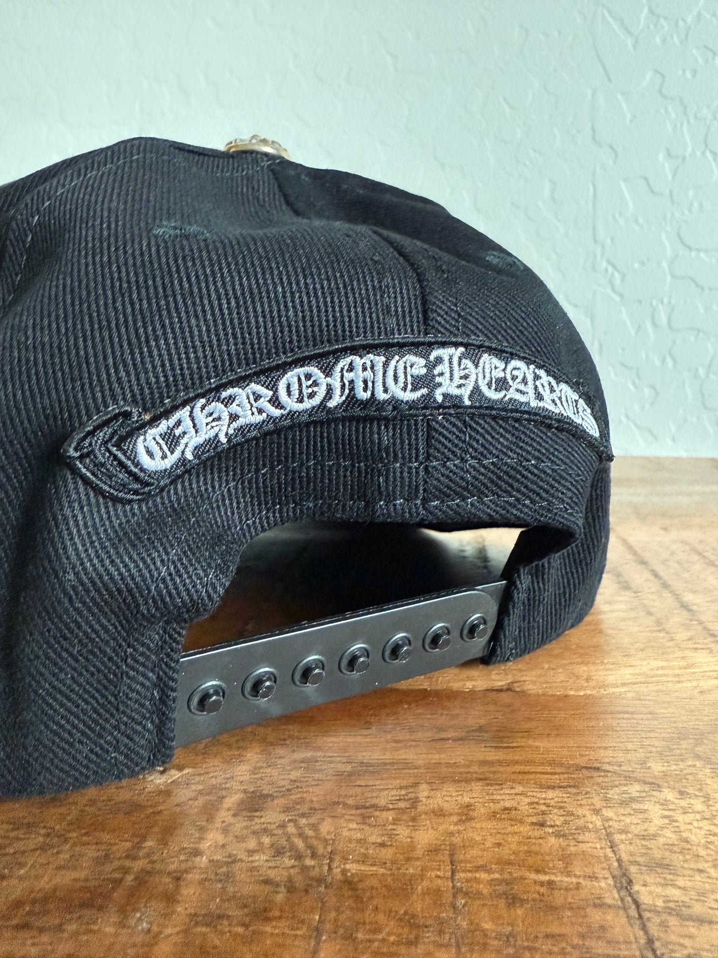 Chrome Hearts Vine Dagger Snapback Hat Black