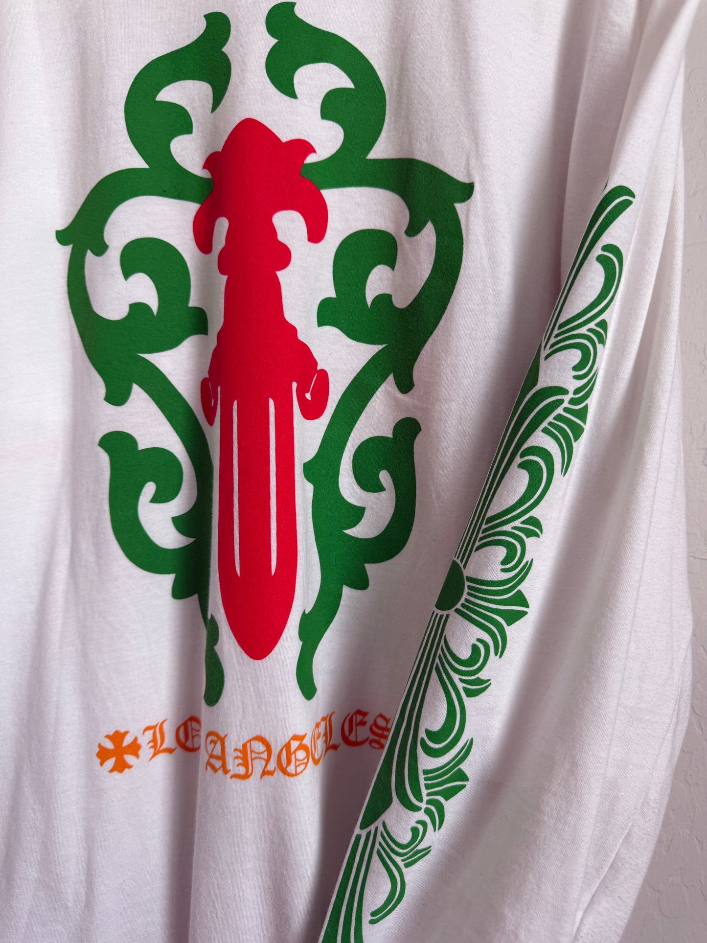 Chrome Hearts LA Vine Dagger LS T-Shirt White