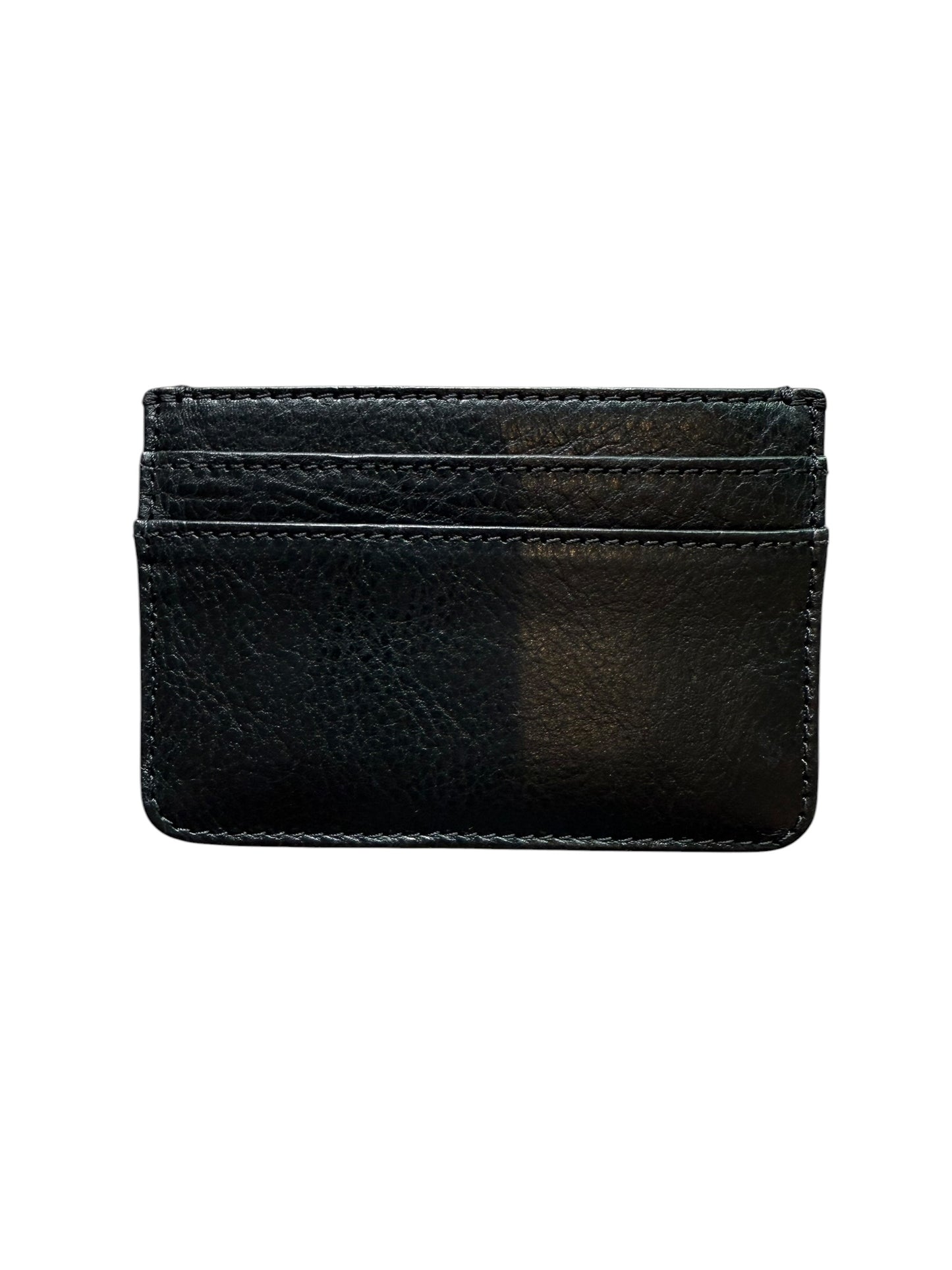 Chrome Hearts Scroll Leather Card Case Cardholder Black