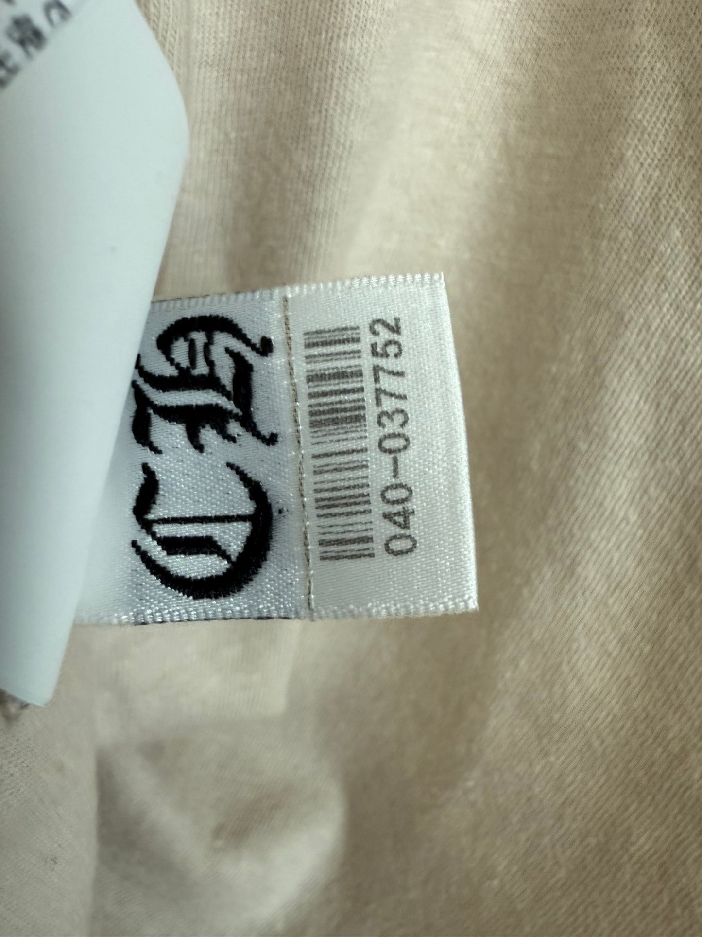 Chrome Hearts Roller Skates Horseshoe LS T-Shirt Beige Green