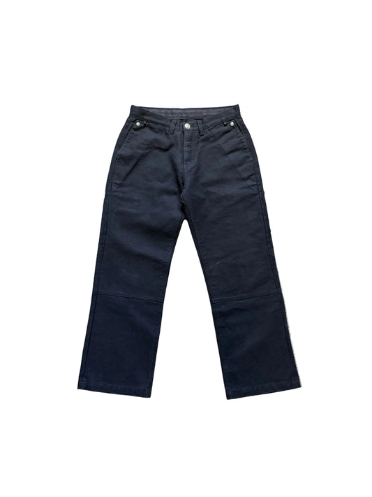 Chrome Hearts Cross Patch Carpenter Pants Black