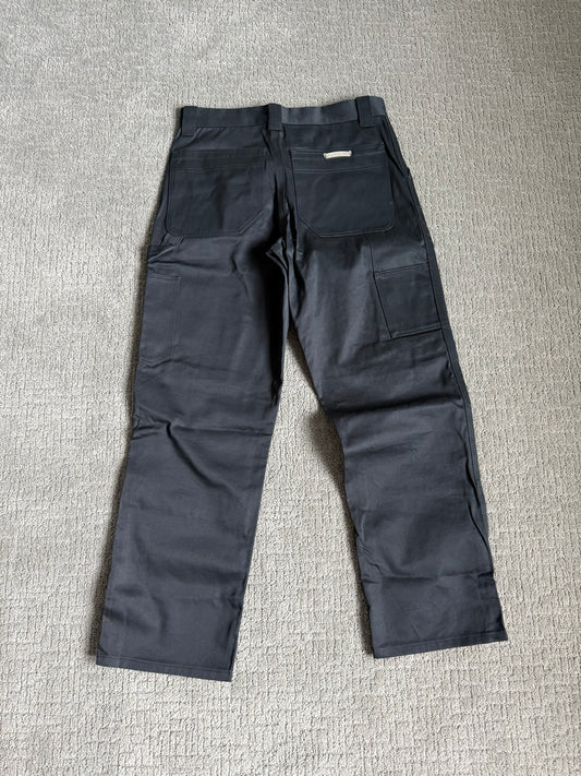 Chrome Hearts Double Knee Carpenter Pants Black Light