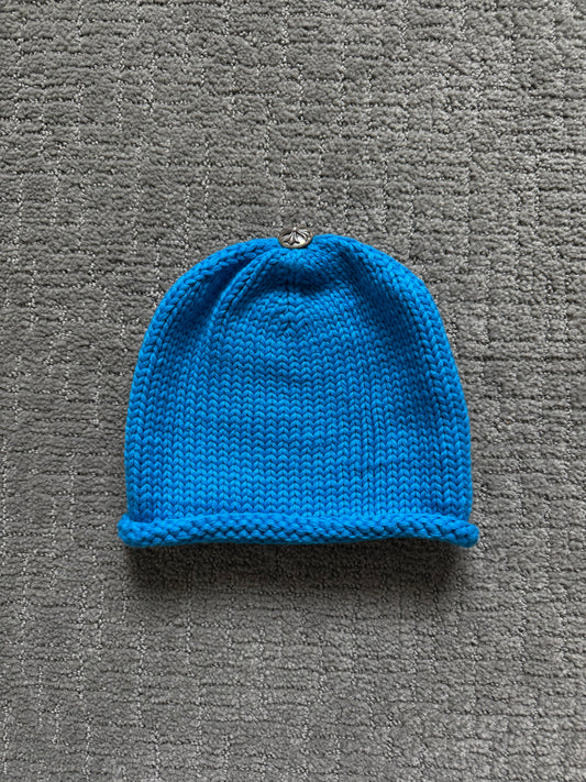 Chrome Hearts Cross Patch Cashmere Beanie Blue Purple