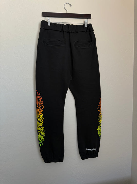Chrome Hearts Gradient Floral Sweatpants