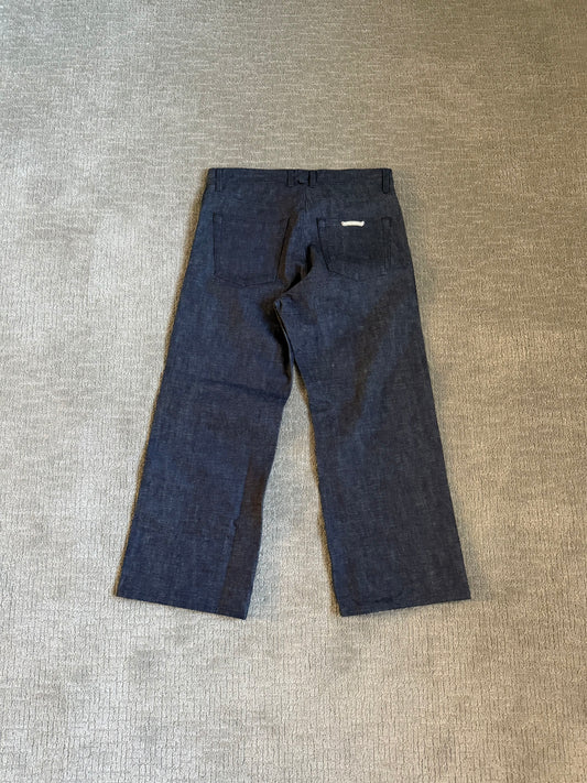 Chrome Hearts KS Fit Baggy Denim Jeans Raw Indigo