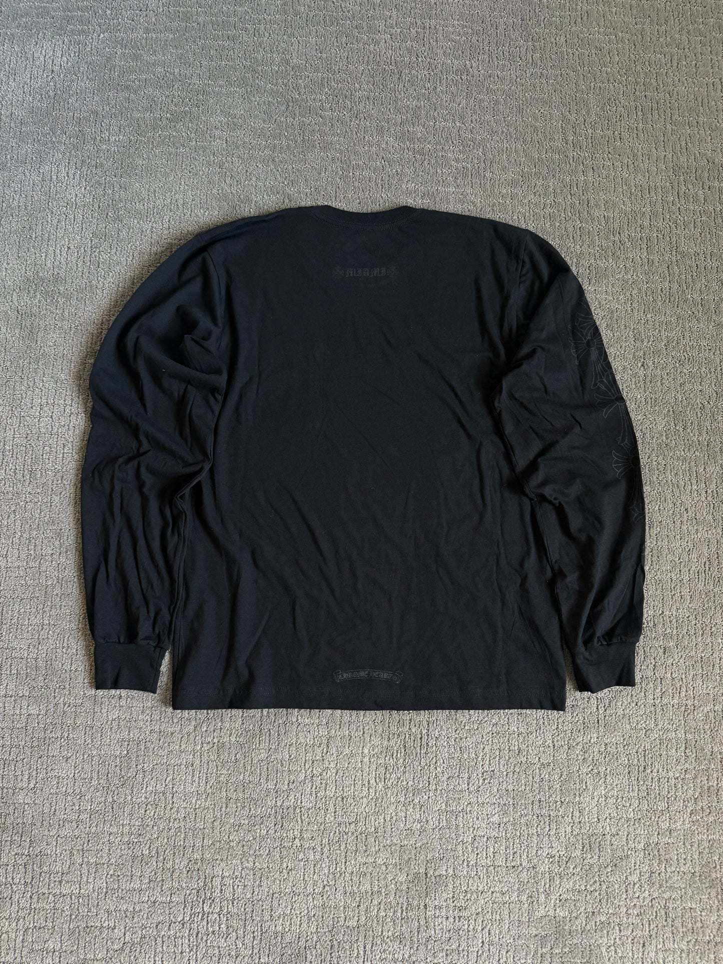 Chrome Hearts Miami Multicross LS T-Shirt Black