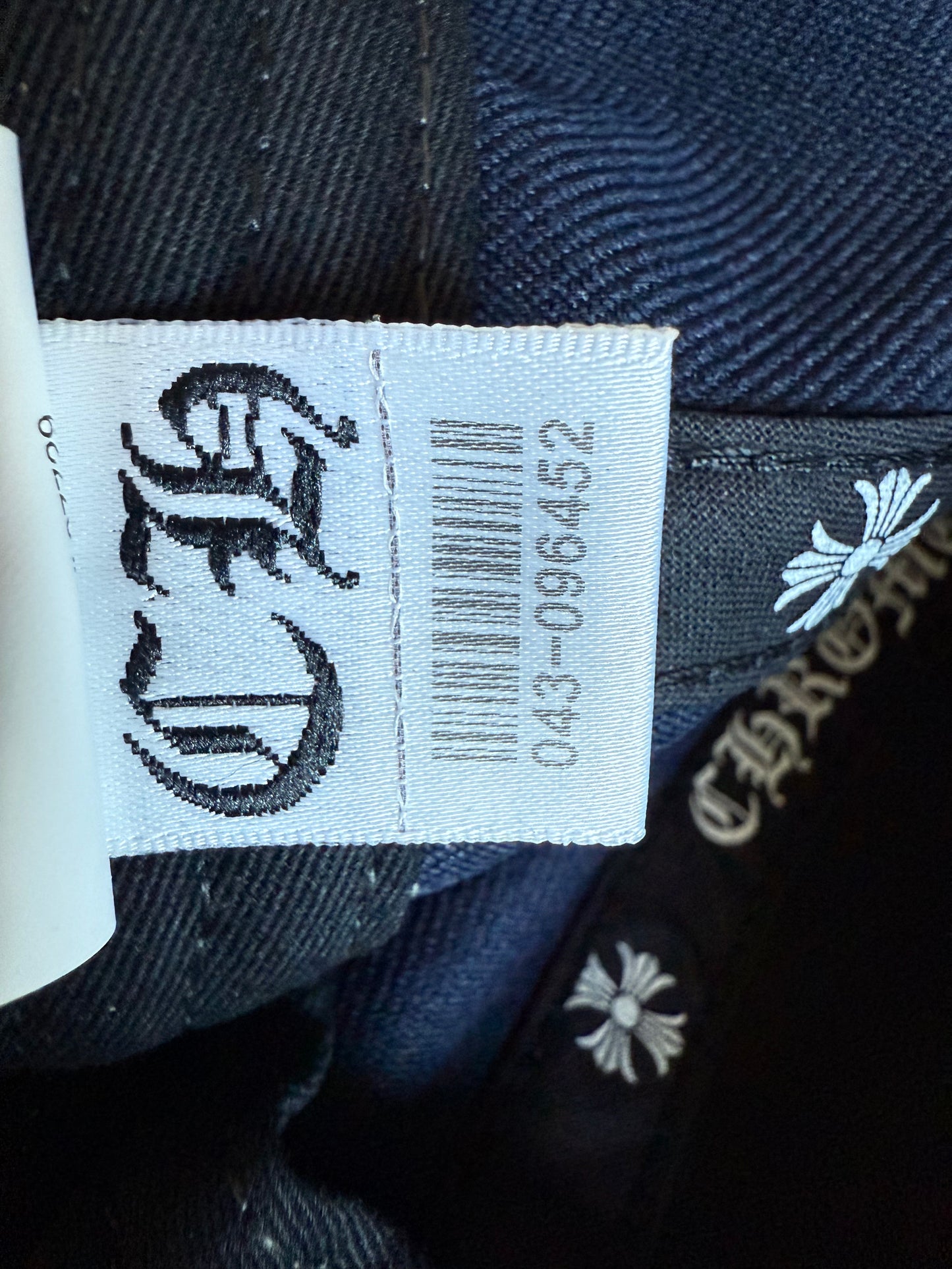 Chrome Hearts CH Logo Snapback Navy/Red