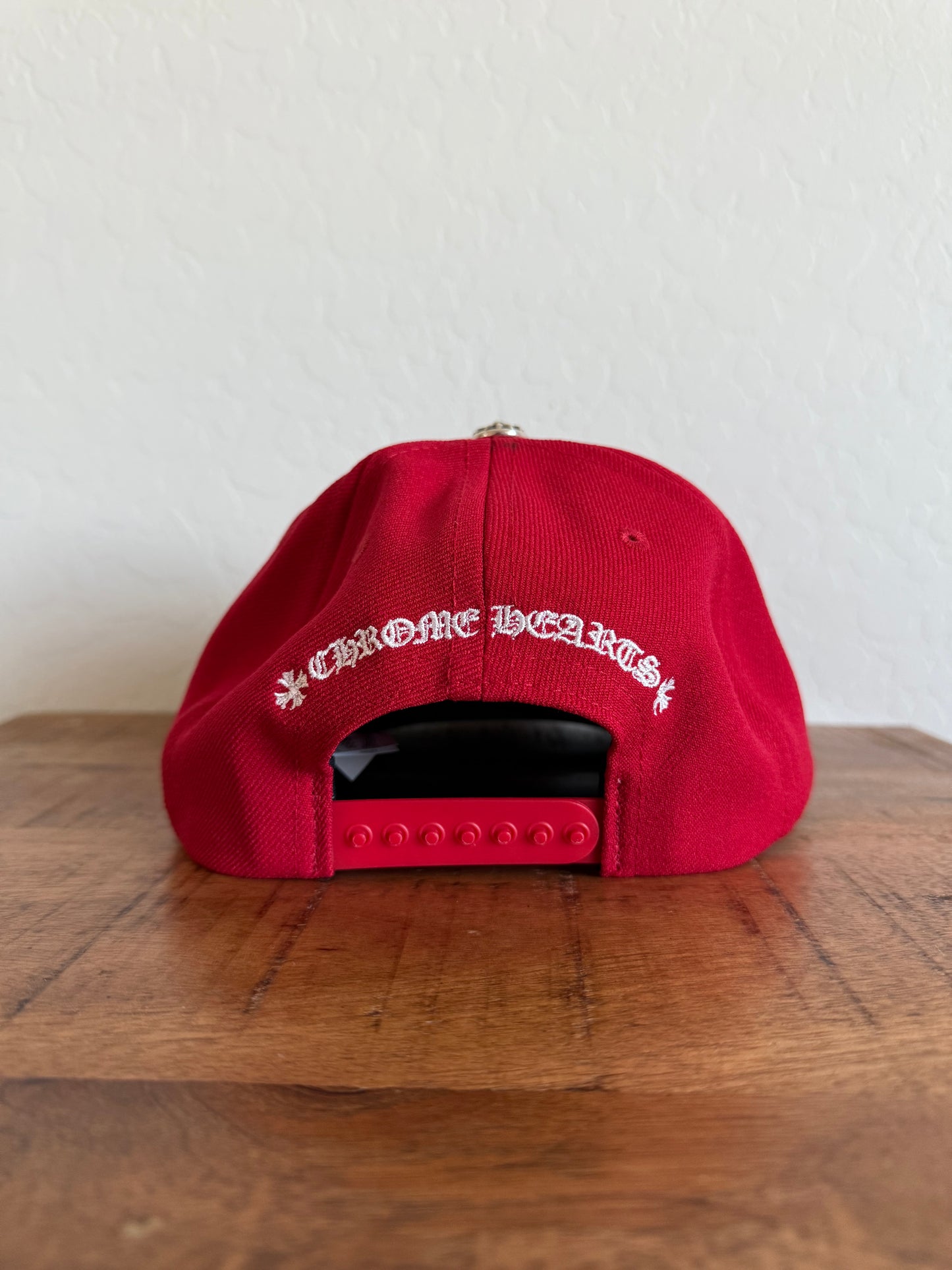 Chrome Hearts CH Logo Snapback Red/White