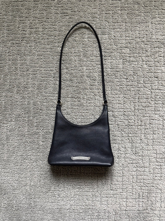 Chrome Hearts Viv Dagger Leather Handbag Small Black