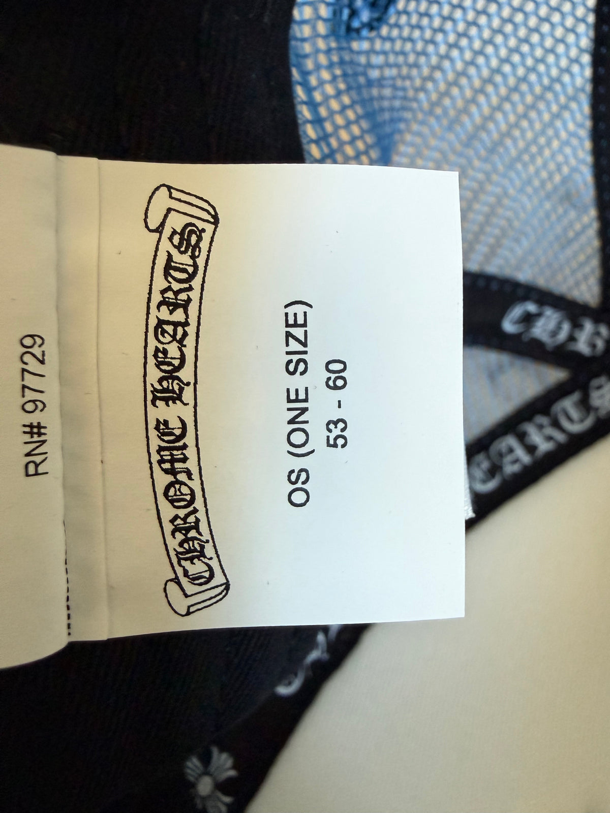 Chrome Hearts Leather Triple Cross Trucker